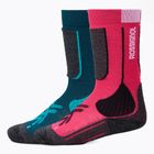 Șosete de schi pentru copii Rossignol Essential 2 pack electric fuchsia
