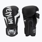 Venum Elite mănuși de box negru și alb 0984