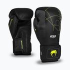 Mănuși de box Venum Training Camp 4.0 black/neo green