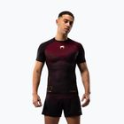Tricou de antrenament pentru bărbați Venum Tactical XT Rashguards black/burgundy/gold