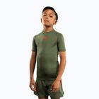Tricou de antrenament pentru copii Venum Contender Rashguards Jr khaki