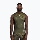 Rashguard pentru bărbați Venum Serpenti Rashguards Sleeveless kaki/bronze/ivory