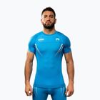 Tricou de antrenament pentru bărbați Venum X WOW FC Rashguards albastru pacific