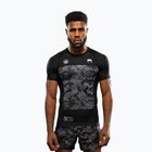 Tricou de antrenament pentru bărbați Venum X Polaris Rashguards negru/gri furtună