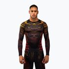 Rashguard longsleeve pentru bărbați Venum Quetzal Fury Rashguard black/fury red/tangerine