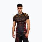 Rashguard pentru bărbați Venum Quetzal Fury Rashguard black/fury red/tangerine