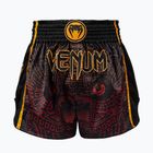 Pantaloni scurți de antrenament pentru bărbați Venum Quetzal Fury Muay Thai black/fury red/tangerine