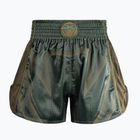 Pantaloni scurți de antrenament Venum Stealth Muay Thai Khaki/Dark Green
