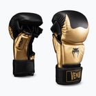 Mănuși de MMA Venum Attack 2.0 Sparring Leather gold/black