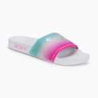 Flip-flops pentru copii ROXY Slippy Neo G 2021 white/crazy pink/turquoise