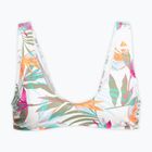 Costum de baie top ROXY Beach Classics Elongated Triangle 2021 bright white/floral of paradis