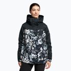 Jachetă de snowboard pentru femei ROXY Jetty Block 2021 true black black flowers