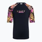 Tricoul de înot pentru copii ROXY Active Joy Lycra 2021 anthracite zebra jungle girl