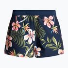 Pantaloni scurți de baie pentru femei ROXY Into The Sun Printed 2" 2021 mood indigo tropical depht