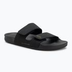 Papuci pentru bărbați Quiksilver Rivi Leather Double Adjust black 1