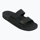 Papuci pentru bărbați Quiksilver Rivi Leather Double Adjust black 1