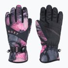 Mănuși de snowboard pentru femei ROXY Jetty true black pansy pansy pansy