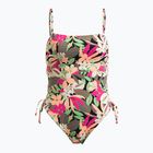 Costum de baie dint-o piesă pentru femei ROXY Printed Beach Classics Lace UP anthracite palm song s