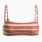 Partea de sus a costumului de baie ROXY Printed Beach Classics cedar wood happy stripe