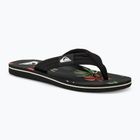 Papuci pentru bărbați Quiksilver Molokai Layback II black / orange / green