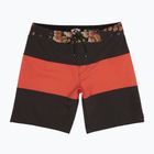 Billabong Tribong Pro pentru bărbați, pantaloni scurți de înot roșii spălați