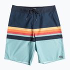 Pantaloni scurți de baie pentru bărbați Billabong All Day HTR Stripes OG albastru