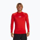Bărbați Quiksilver Saturn UPF50 roșu de înot cu mânecă lungă de mare risc roșu