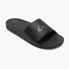 Quiksilver bărbați Rivi Nubuck Slide flip-flops negru 1