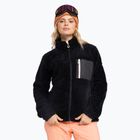 Bluză pentru femei ROXY Alabama Full Zip Solid true black