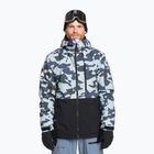 Geacă de snowboard pentru bărbați  Quiksilver Mission Printed Block puzzle camo ice flow