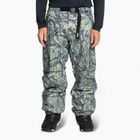 Pantaloni de snowboard pentru bărbați Quiksilver Snow Down Cargo woodland abstract sea spray