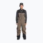 Pantaloni de snowboard pentru bărbați Quiksilver Highline Pro 3L Gore-Tex Bib canteen