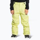 Pantaloni de snowboard pentru copii Quiksilver Estate celery green