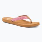 Șlapi pentru femei ROXY Porto Raffia II raspberry