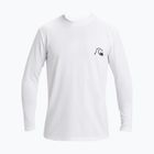 Longsleeve de înot pentru bărbați Quiksilver DNA Bubble Logo white