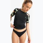 Tricou de înot pentru femei ROXY Lycra Printed anthracite island escape