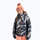 Geacă de snowboard pentru copii ROXY Free Jet true black/big flower