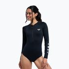 Costum de baie întreg pentru femei ROXY Essentials Front Zip anthracite