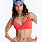 Top de costum de baie ROXY Solid Essentials Wrap Bralette hibiscus