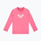 Longsleeve de înot pentru copii ROXY Whole Hearted sangria sunset