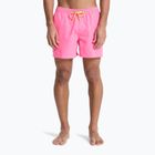 Pantaloni scurți de baie pentru bărbați Quiksilver Everyday Solid Volley 15" pink lemonade