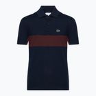 Tricou polo pentru copii Lacoste PJ2479 navy blue-expresso