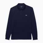 Longsleeve polo pentru bărbați Lacoste DH5523 navy blue