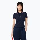 Tricou polo pentru femei Lacoste Polo DF9599 navy blue/rill/grenadine