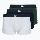 Boxeri pentru bărbați Lacoste 5H1291 3-perechi thyme/navy blue/white