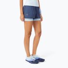 Pantaloni scurți de tenis pentru femei Lacoste GF8598 navy blue/delphinium