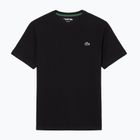 Tricou de tenis pentru bărbați Lacoste TH0003 black/lambʼs lettuce