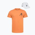 Tricou pentru bărbați + șapcă Lacoste TH1044 blossom/white