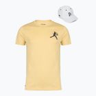 Tricou pentru bărbați + șapcă Lacoste TH1044 soy/white