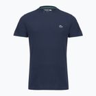 Tricou de tenis pentru bărbați Lacoste TH0003 navy blue/white